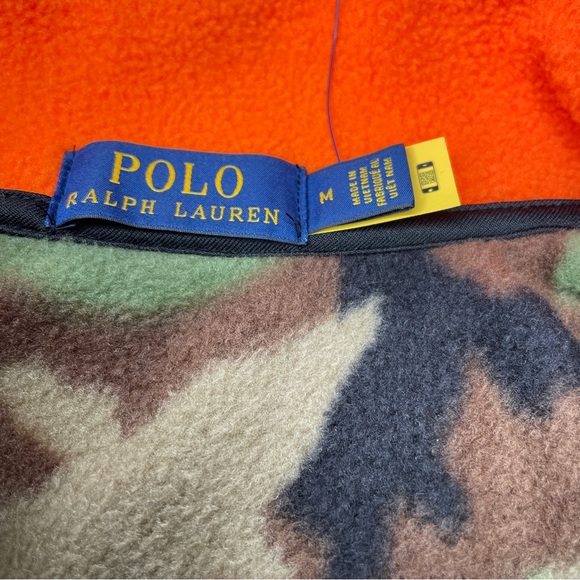 Polo Ralph Lauren Camo Fleece Quarter Zip Pullover - Picture 6 of 9